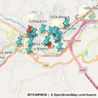 Mappa Via Orto Agrario, 64100 Teramo TE, Italia (0.7635)