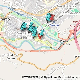 Mappa Via Orto Agrario, 64100 Teramo TE, Italia (0.394)