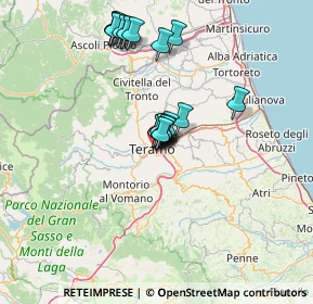 Mappa Via Ponte San Giovanni, 64100 Teramo TE, Italia (12.5295)