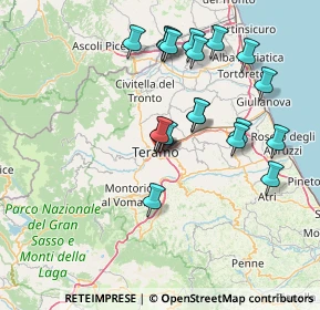 Mappa Via Ponte San Giovanni, 64100 Teramo TE, Italia (14.479)