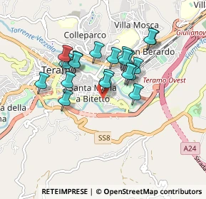 Mappa Via Ponte San Giovanni, 64100 Teramo TE, Italia (0.751)