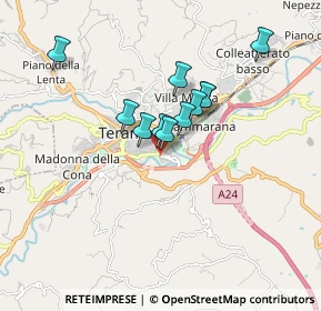 Mappa Via Ponte San Giovanni, 64100 Teramo TE, Italia (1.33909)