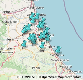 Mappa Via Maiella, 64026 Roseto degli Abruzzi TE, Italia (10.093)