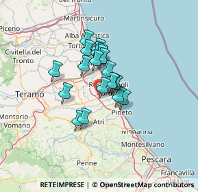 Mappa Via Maiella, 64026 Roseto degli Abruzzi TE, Italia (9.138)