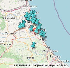 Mappa Via Maiella, 64026 Roseto degli Abruzzi TE, Italia (10.153)