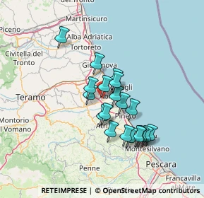 Mappa Via Maiella, 64026 Roseto degli Abruzzi TE, Italia (11.717)