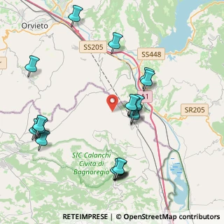 Mappa Via Str. Vecchia, 01024 Castiglione In Teverina VT, Italia (4.714)
