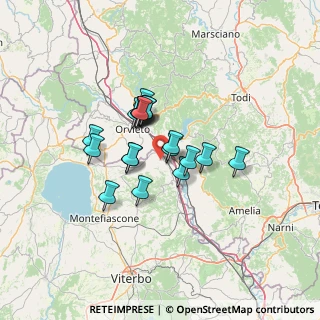 Mappa Via Str. Vecchia, 01024 Castiglione In Teverina VT, Italia (9.727)
