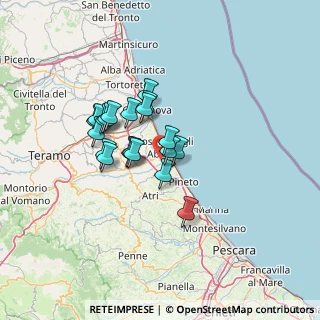 Mappa Via Scozia, 64020 Roseto degli Abruzzi TE, Italia (10.463)