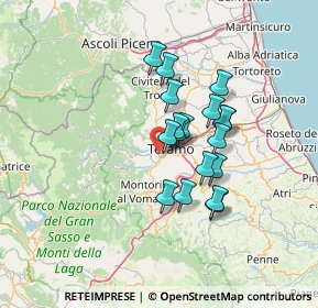 Mappa Contrada Santa Chiara, 64010 Torricella sicura TE, Italia (10.75778)