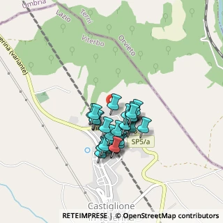 Mappa Viale D. Rossi, 01024 Castiglione In Teverina VT, Italia (0.33448)
