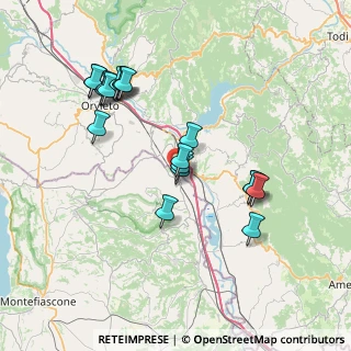 Mappa Viale D. Rossi, 01024 Castiglione In Teverina VT, Italia (7.74737)