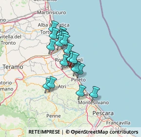 Mappa Via Martiri Pennesi, 64026 Roseto degli Abruzzi TE, Italia (9.833)