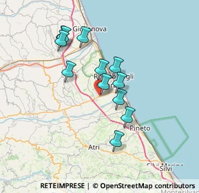 Mappa Via Salara, 64026 San Giovanni TE, Italia (6.13083)