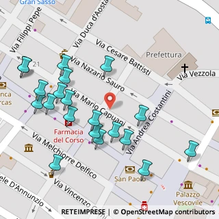 Mappa Via del Raneiro, 64100 Teramo TE, Italia (0.0755)