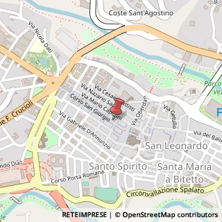 Mappa Corso San Giorgio, 115, 64100 Teramo, Teramo (Abruzzo)