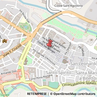 Mappa Corso San Giorgio, 66, 64100 Teramo, Teramo (Abruzzo)