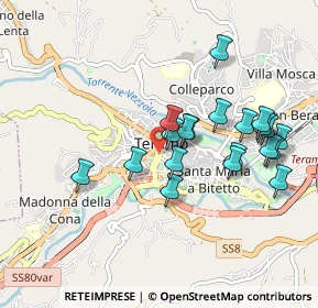 Mappa Viale Giuseppe Mazzini, 64100 Teramo TE, Italia (0.911)