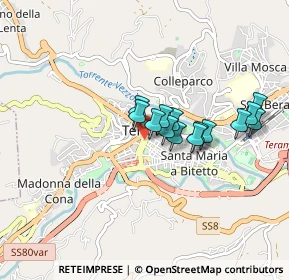 Mappa Viale Giuseppe Mazzini, 64100 Teramo TE, Italia (0.68357)