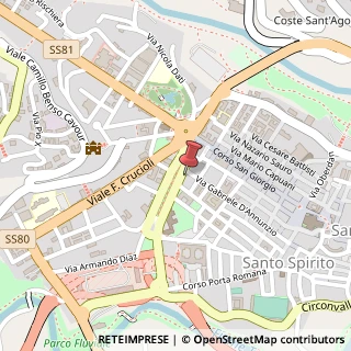 Mappa Via Gabriele D'Annunzio, 12, 64100 Teramo, Teramo (Abruzzo)