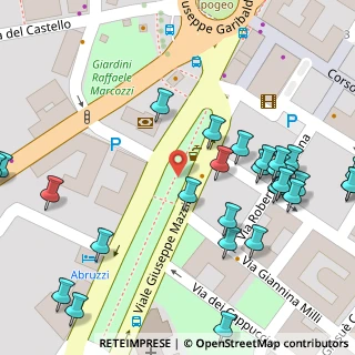 Mappa Viale Giuseppe Mazzini, 64100 Teramo TE, Italia (0.08214)