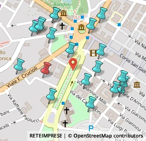 Mappa Viale Giuseppe Mazzini, 64100 Teramo TE, Italia (0.1505)