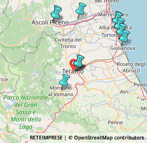 Mappa Via Crescenzio Scarselli, 64100 Teramo TE, Italia (17.44167)