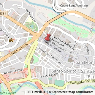 Mappa Corso San Giorgio, 22, 64100 Teramo, Teramo (Abruzzo)