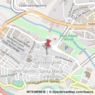 Mappa Via Getulio, 23, 64100 Teramo, Teramo (Abruzzo)