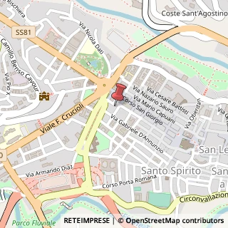 Mappa Piazza Benvenuto Cellini, 5, 64100 Teramo, Teramo (Abruzzo)