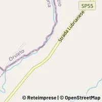 Mapa Castiglione in Teverina