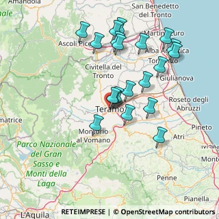 Mappa VIA G. CROCETTI, 64100 Teramo TE, Italia (15.5125)