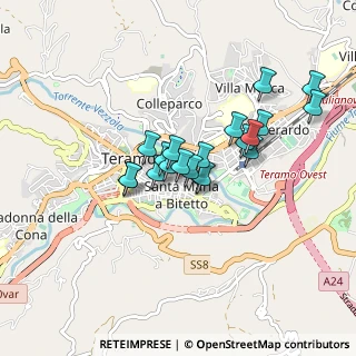 Mappa Vico Della Volpe, 64100 Teramo TE, Italia (0.6705)