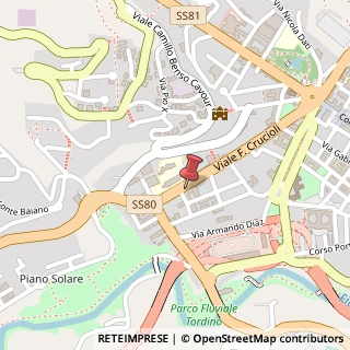 Mappa Viale F. Crucioli, 125, 64100 Teramo, Teramo (Abruzzo)