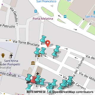 Mappa Via dei Mosaici, 64100 Teramo TE, Italia (0.08077)