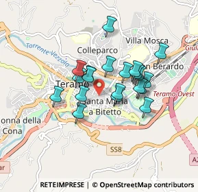 Mappa Via Nicola Palma, 64100 Teramo TE, Italia (0.6945)