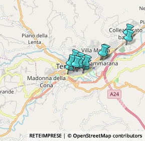 Mappa Via Melchiorre Delfico, 64100 Teramo TE, Italia (1.07167)