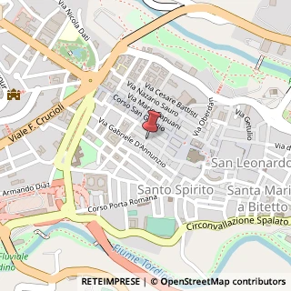 Mappa Via Arco, 9, 64100 Teramo, Teramo (Abruzzo)