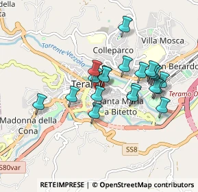 Mappa Via Melchiorre Delfico, 64100 Teramo TE, Italia (0.7875)