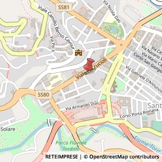 Mappa Viale Francesco Crucioli, 73, 64100 Teramo, Teramo (Abruzzo)
