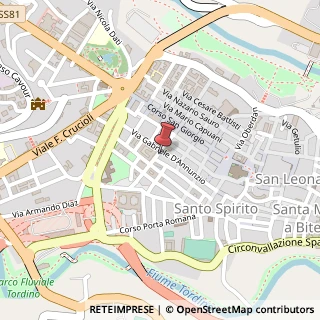 Mappa Via Giosuè Carducci, 33, 64100 Teramo, Teramo (Abruzzo)