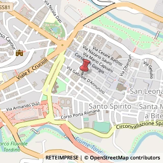 Mappa Via carducci giosue' 33, 64100 Teramo, Teramo (Abruzzo)