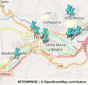 Mappa Via Giannina Milli, 64100 Teramo TE, Italia (1.04273)