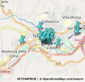 Mappa Via Giannina Milli, 64100 Teramo TE, Italia (0.516)