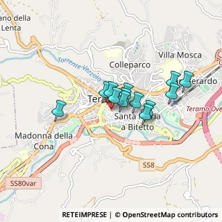 Mappa Via D'annunzio Gabriele, 64100 Teramo TE, Italia (0.61769)