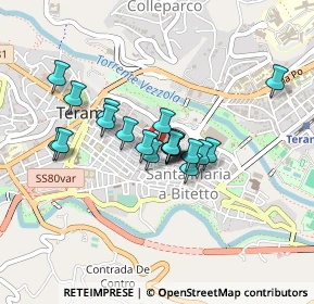 Mappa Via della Verdura, 64100 Teramo TE, Italia (0.3245)