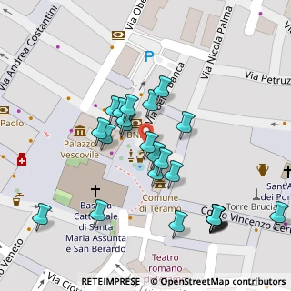 Mappa Piazza Ercole Vincenzo Orsini, 64100 Teramo TE, Italia (0.04)