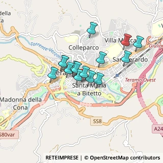 Mappa Via della Verdura, 64100 Teramo TE, Italia (0.67533)
