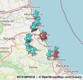 Mappa Via Scozia, 64026 Roseto degli Abruzzi TE, Italia (11.05)