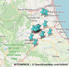 Mappa Via Berardo Polidori, 64100 Teramo TE, Italia (7.71357)
